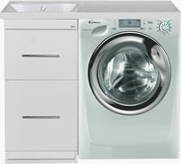 Тумба под стиральную машину Misty Мексика - 50 белая эмаль П-Мекс01060-0113Я