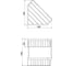 Угловая двойная решетка Veragio Basket 185x185х200 мм, бронза VR.GFT-9053.BR 2