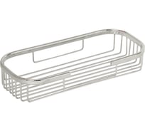 Решетка овальная BASKET L290хP130хh55 мм., хром