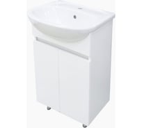 Напольная прямая тумба Misty Элегия - 50 ПВХ Э-Эле01050-011Н