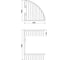 Угловая двойная решетка Veragio Basket 200x200х290 мм, хром VR.GFT-9034.CR 2