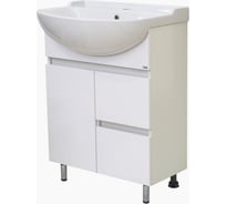 Напольная тумба Misty Амур - 70 с 2 ящиками ПВХ Э-Аму01070-0111Я