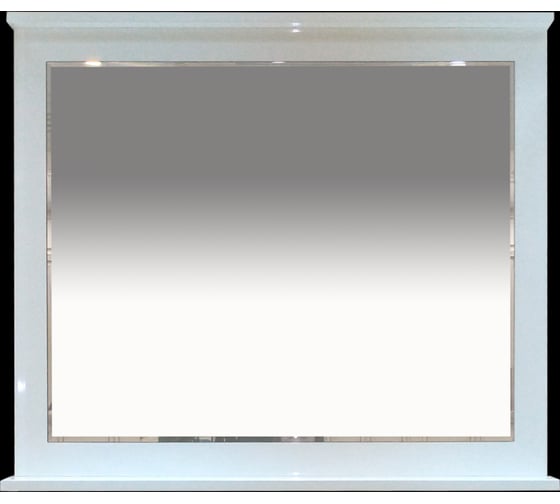 Зеркало Misty Гамма -100 белая эмаль П-Гам03100-011З