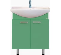 Прямая тумба Misty Джулия - 75 салатовая Л-Джу01075-0710Пр