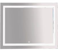 Зеркало Misty 2 Неон LED 1000х800 сенсор на зеркале двойная подсветка П-Нео10080-2ПРСНЗДВП