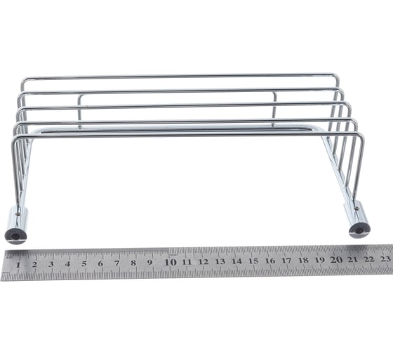 Прямоугольная решетка Veragio BASKET L225хP116хh60 мм, хром VR.GFT-9056.CR