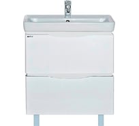 Тумба Misty Венера - 80 с 2 ящика белая П-Внр01080-012Я