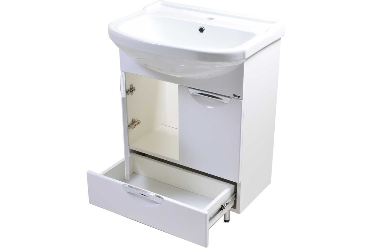 Тумба Emmy Милли 60 c нижним ящиком, под умывальник Classic 60 310039 ...