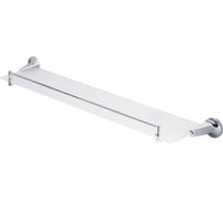 Полка с галереей 60 см. OSCAR хром/матовое стекло