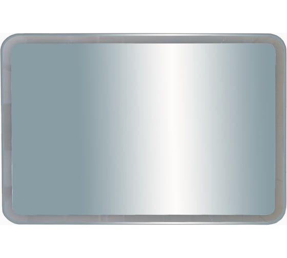 Зеркало Misty 3 Неон LED 1200х800 сенсор на корпусе с круглыми углами П-Нео12080-3ПРСНККУ