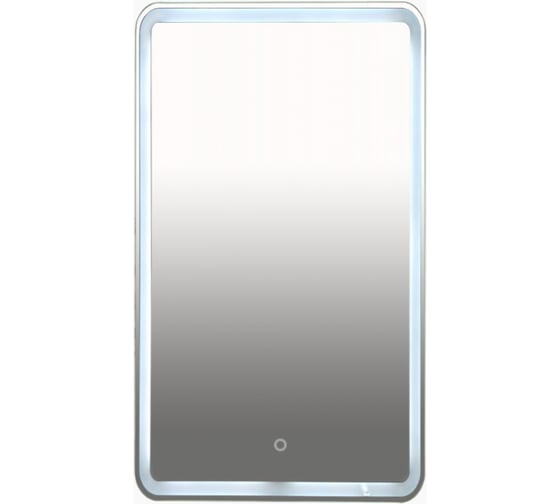 Зеркало Misty 3 Неон LED 500х800 сенсор на зеркале с круглыми углами П-Нео050080-3ПРСНЗКУ 1