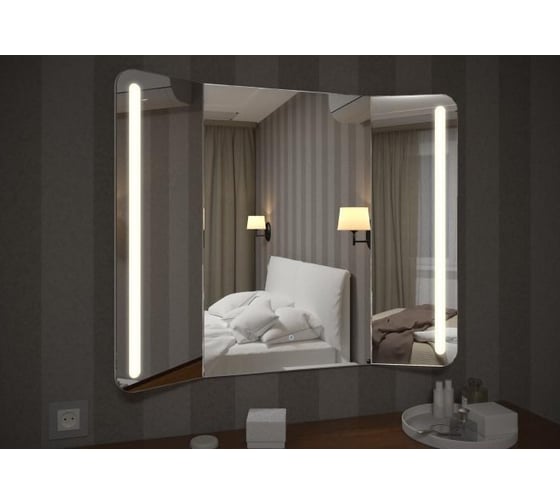 Зеркало Трюмо 1 Misty СТАЙЛ Трюмо 1 1000x800 с Led подсветкой и сенсорным выключателе ЗЛП453