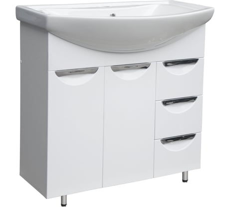 Тумба Emmy Милли 80 с 3 ящиками, под умывальник Балтика 80 310028