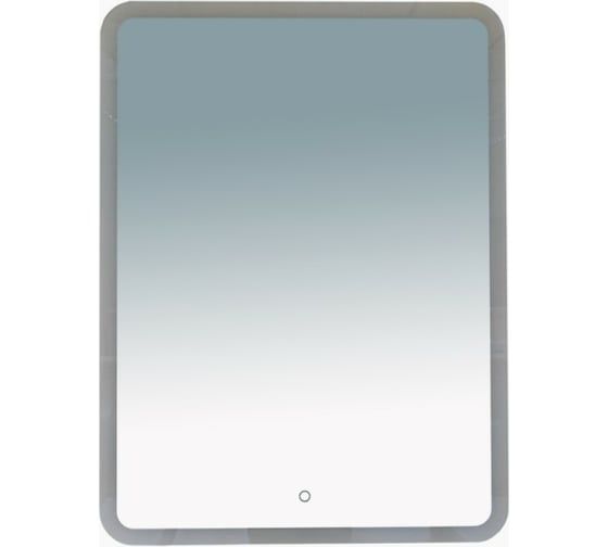 Зеркало Misty 3 Неон LED 600х800 сенсор на зеркале с круглыми углами П-Нео060080-3ПРСНЗКУ 1