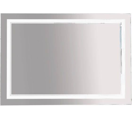 Зеркало Misty 2 Неон LED 1200х800 сенсор на корпусе двойная подсветка П-Нео12080-2ПРСНКДВП