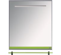 Зеркало Misty Джулия - 65 с полочкой 12 мм салатовое Л-Джу03065-0710