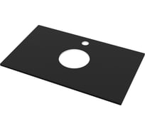 Столешница лакобель Taliente MB-ST 60 см, черное стекло на подложке МДФ TA-MB-ST60-Nero