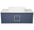 Тумба под раковину LA FENICE Cubo Blu Grigio синяя 100 FNC-01-CUB-BG-100 1