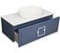 Тумба под раковину LA FENICE Cubo Blu Grigio синяя 100 FNC-01-CUB-BG-100 2