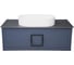 Тумба под раковину LA FENICE Cubo Blu Grigio синяя 100 FNC-01-CUB-BG-100 3