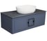 Тумба под раковину LA FENICE Cubo Blu Grigio синяя 100 FNC-01-CUB-BG-100 4