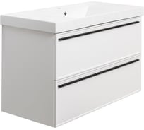 Тумба под раковину LA FENICE Elba Bianco TWIN белая 100 FNC-01-ELB-B-100-2