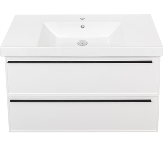 Тумба под раковину LA FENICE Elba Bianco TWIN белая 100 FNC-01-ELB-B-100-2