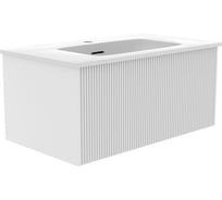 Тумба под раковину LA FENICE TERRA Bianca белая 80 FNC-01-TER-B-80