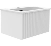 Тумба под раковину LA FENICE TERRA Bianca белая 60 FNC-01-TER-B-60