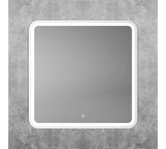 Зеркало с подсветкой Genova 800x800 Art&Max AM-Gen-800-800-DS-F-White