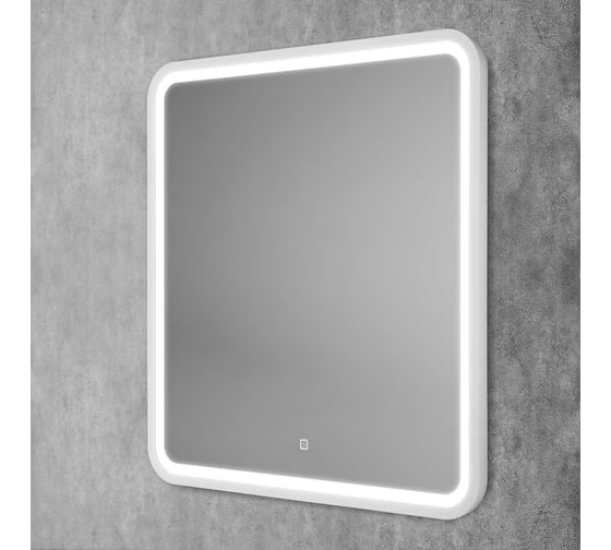 Зеркало с подсветкой Genova 800x800 Art&Max AM-Gen-800-800-DS-F-White