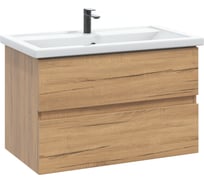 Тумба подвесная Sanstar Lavanti 70 Без раковины для ванной комнаты Дуб вотан 440.1-1.4.1 440.1-1.4.1
