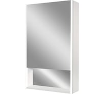 Зеркало-шкаф с подсветкой и полкой Art&Max Foggia AM-Fog-500-800-1D-L-DS-F-White