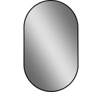 Зеркало с подсветкой Art&Max Torino Nero AM-Tor-600-1000-DS-Nero