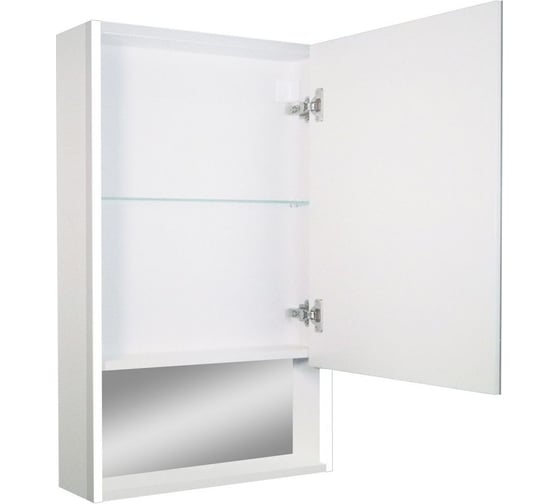 Зеркало-шкаф с подсветкой и полкой Art&Max Foggia AM-Fog-500-800-1D-R-DS-F-White