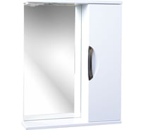 Зеркало со шкафчиком Emmy Милли 60 с подсветкой, правое 210012