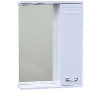 Зеркало со шкафчиком Emmy Рио правое, с подсветкой 60 белый 210051