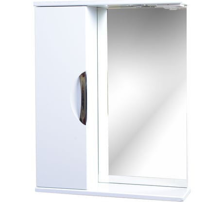 Зеркало со шкафчиком Emmy Милли 65 с подсветкой, левое 210015