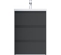 База под раковину AM.PM GEM S напольная, 60 см, графит матовый M91FSX0602GM