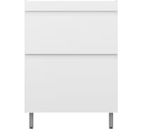 Тумба Uncoria Арно под умывальник Фостер 80 см, белая 58002