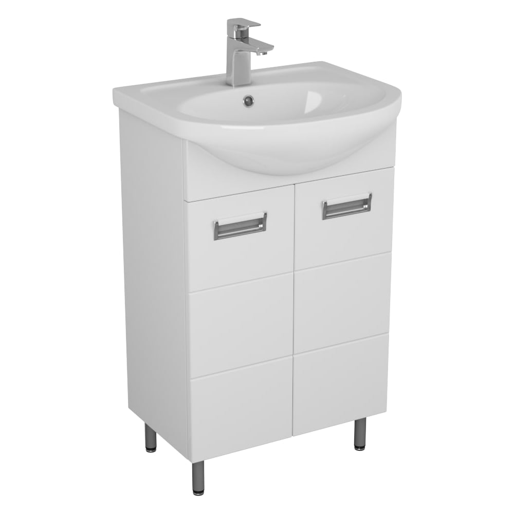 Тумба Uncoria Рейн под умывальник Уют 50 см белая 55017 - выгодная цена ...