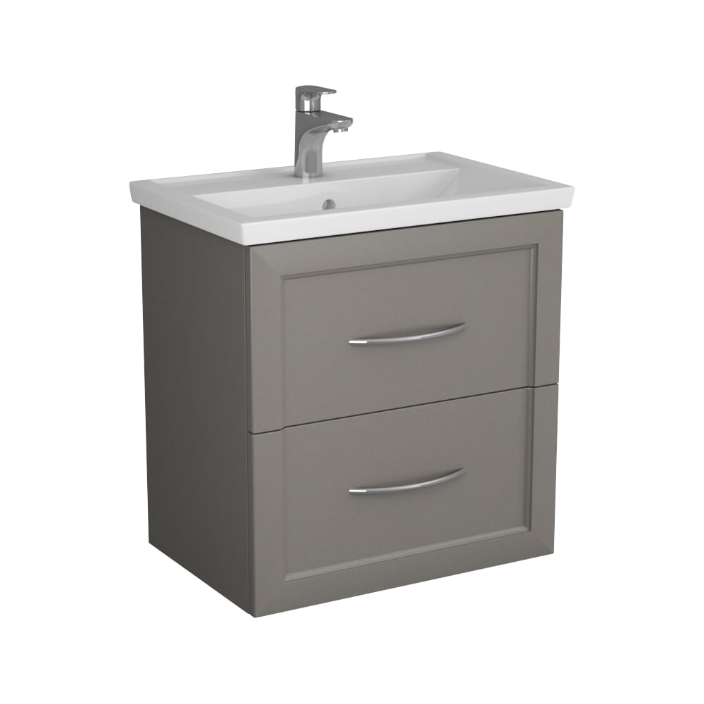 Тумба Uncoria Платини 60 под умывальник Фостер 60 см, графит 56039 ...