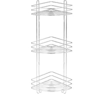 Настенная полка VERRAN угловая, 3 яруса, 22х22х70 213-21