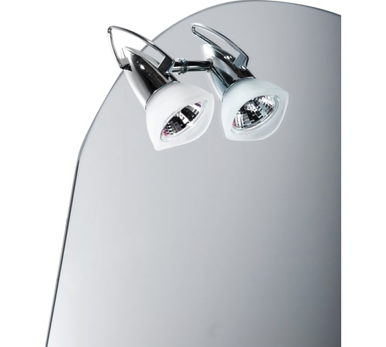 Зеркало LEDEME 650х500 с полочкой и светильником L632 из 2-х частей 895150