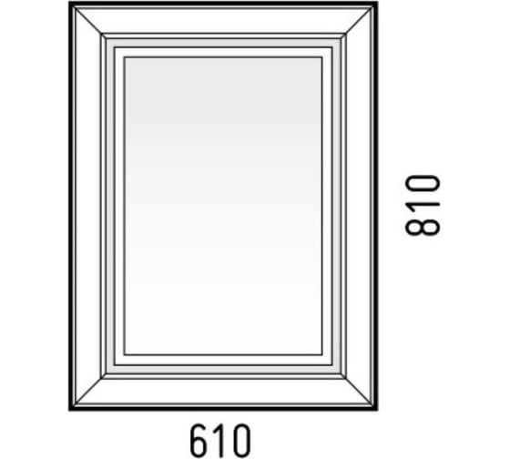 Зеркало LED Corozo "Классика 610x810", сенсор SD-00000967
