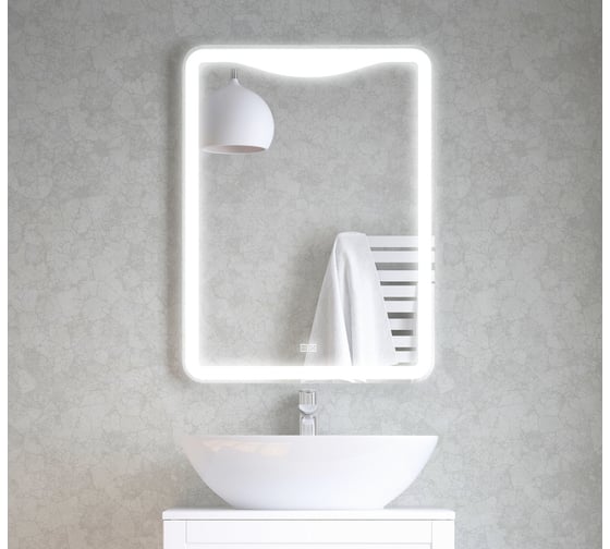 Зеркало LED Corozo "Орли 600x800" А, сенсор SD-00001115