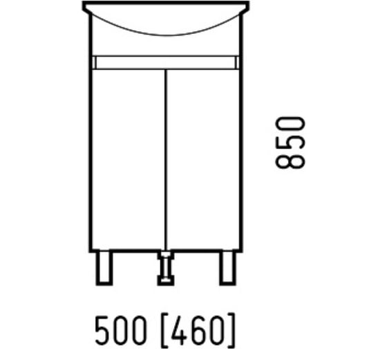Тумба Corozo "Джуно 50 М" SD-00000691
