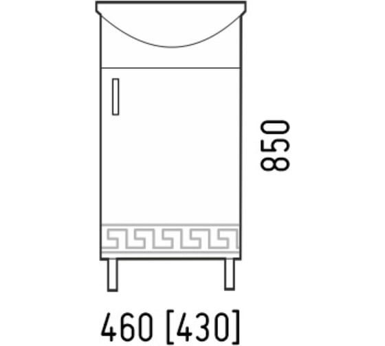 Тумба Corozo "Олимп 45" SD-00000321