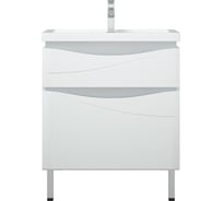 Тумба Corozo "Омаха 70 Z2", белый - металлик SD-00000800