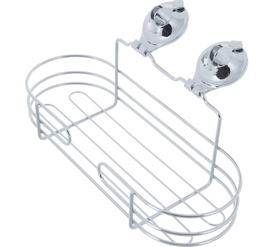 Овальная полка Delphinium Air-lock на присосках BI-3103 101121